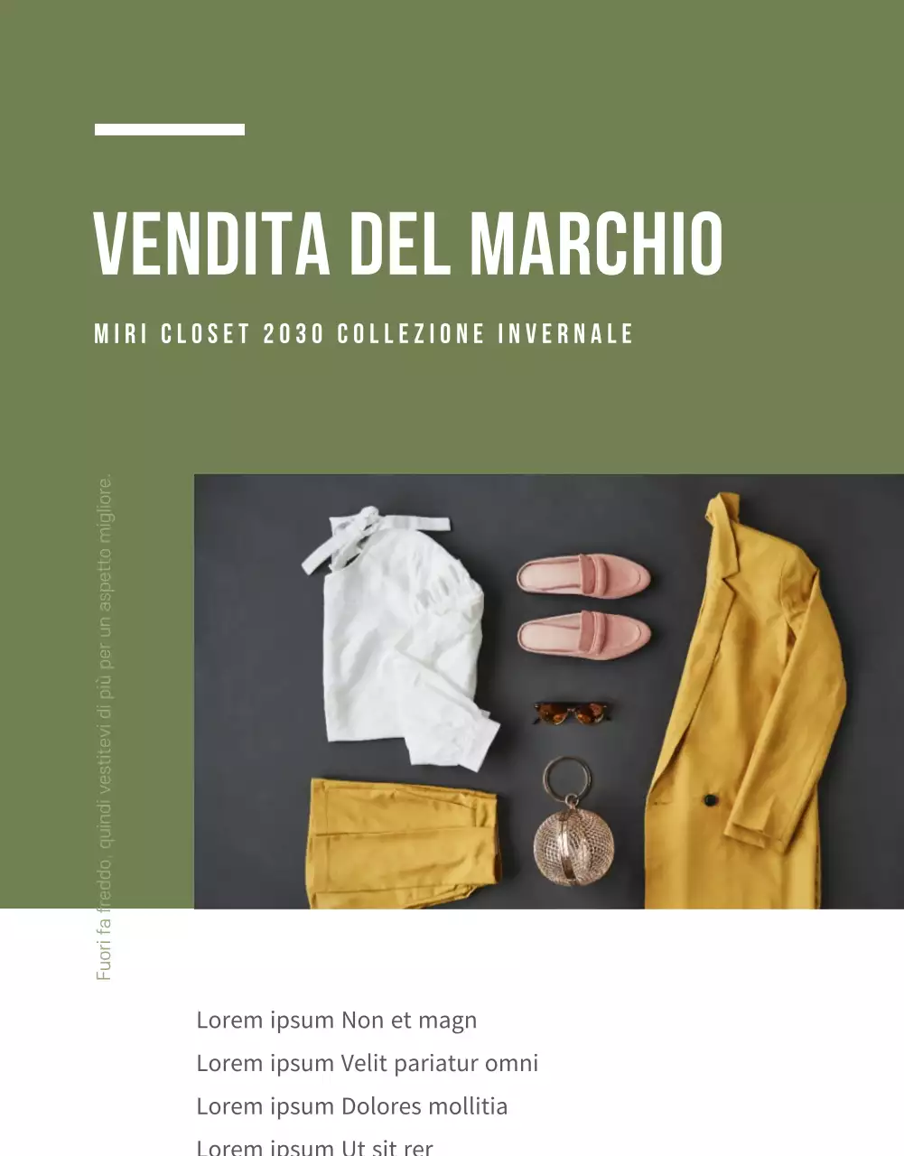 Pagina dettagliata della moda