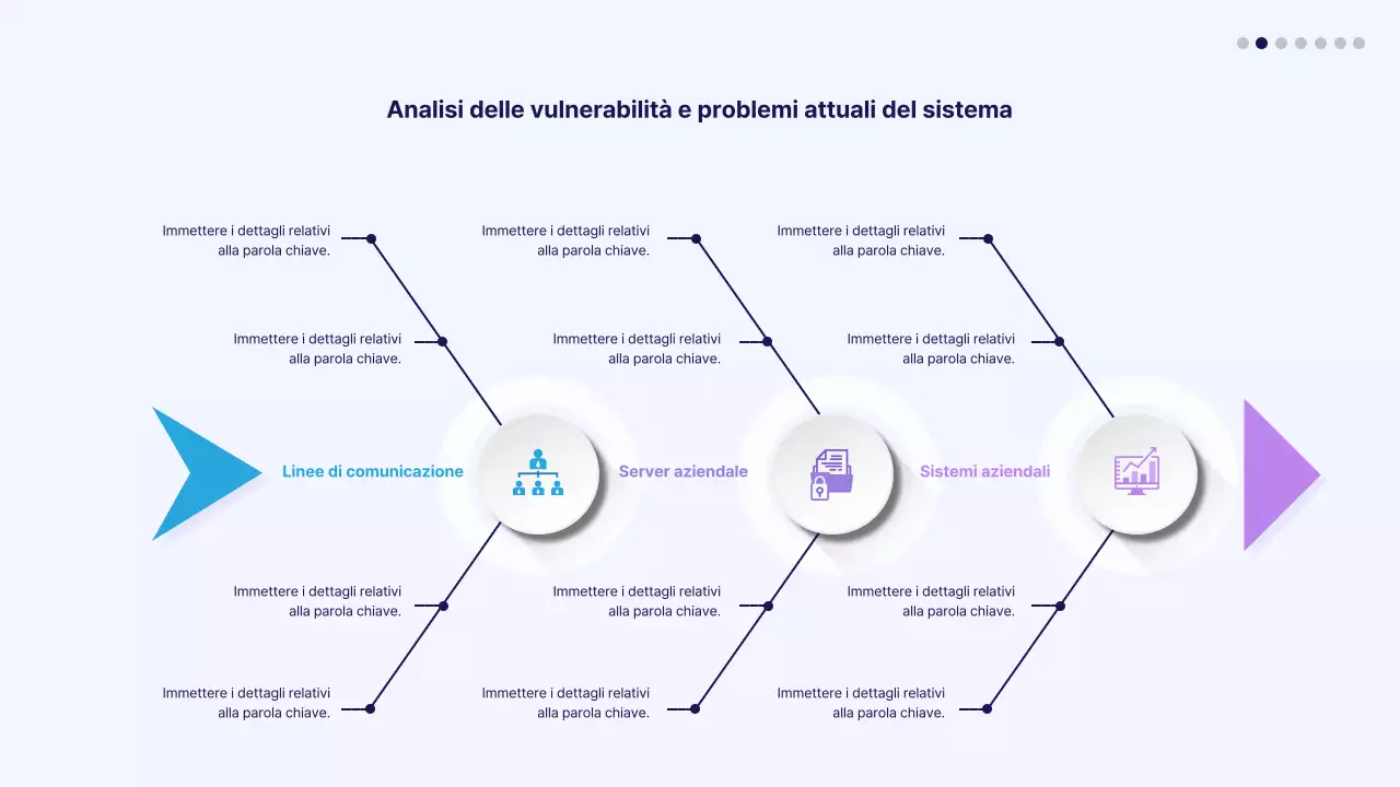 Icona blu e viola sfumata a lisca di pesce