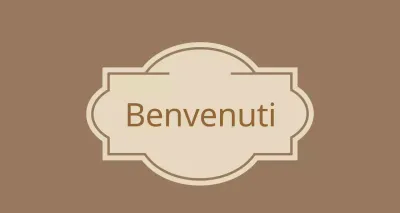 Cartello di benvenuto con etichette Hotel Valeant