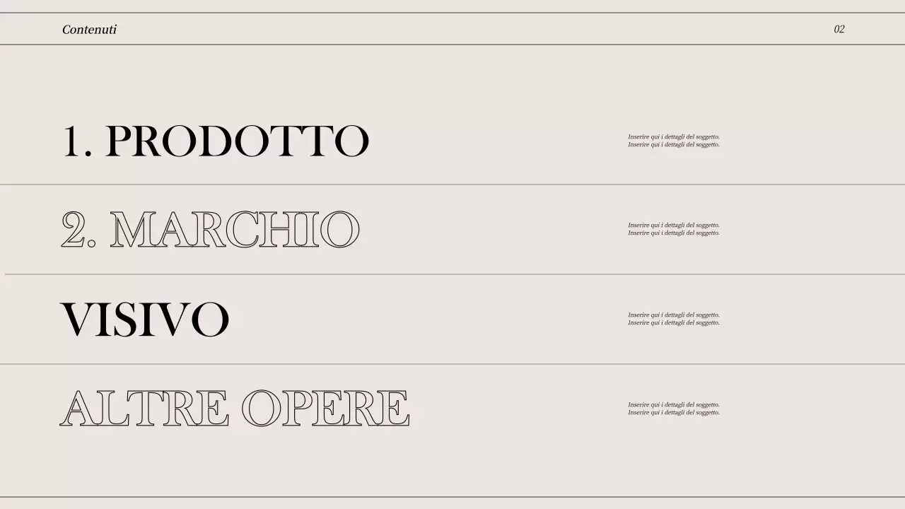 Portafoglio concettuale dalle linee pulite in bianco sporco e nero