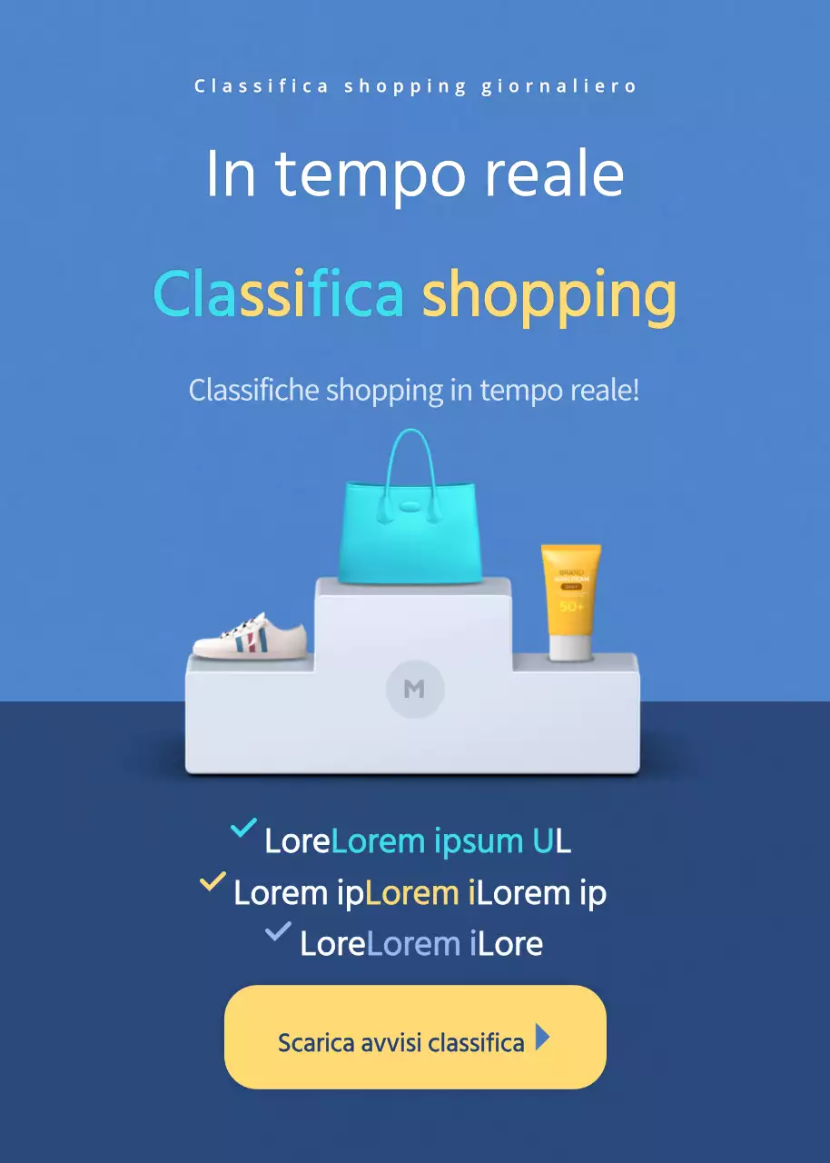 Messaggero per lo shopping