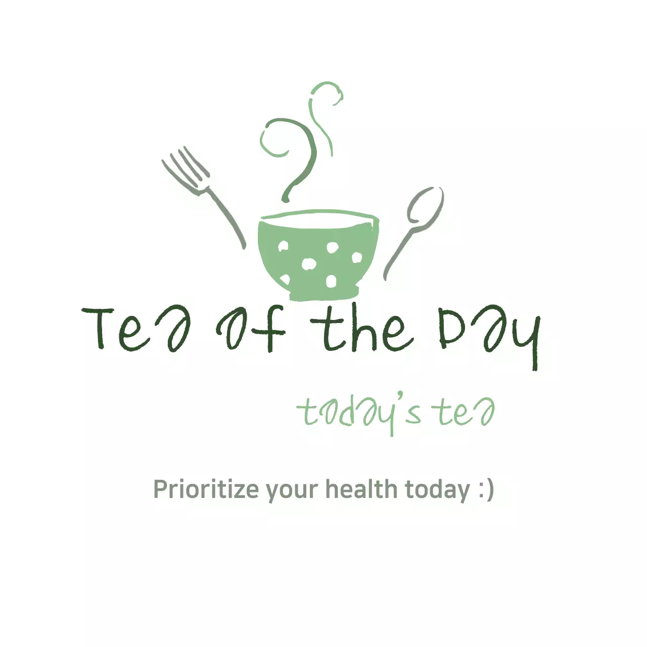 Green Minimal Tea Promotion Banner