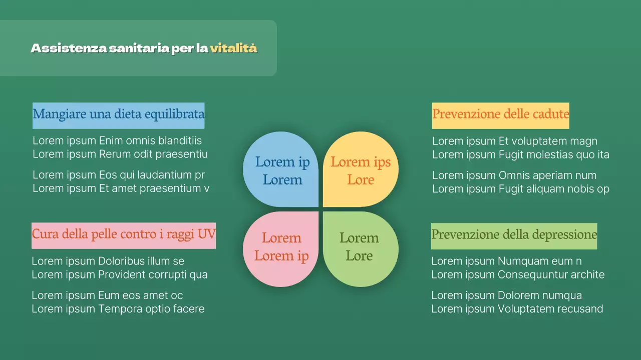 Materiale didattico verde e minimalista di Silver Town