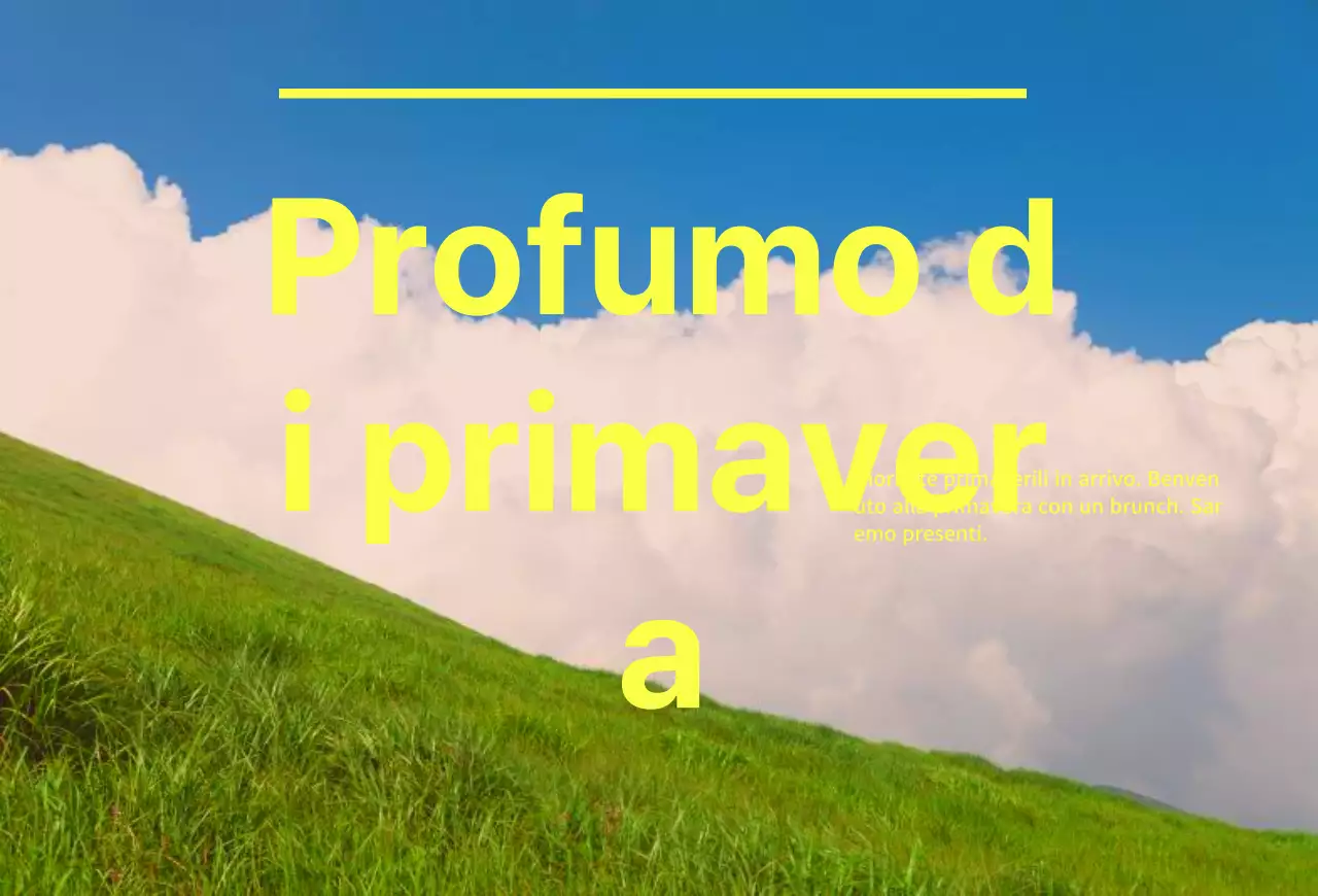 Progettare uno sfondo fotografico con un caldo concetto di primavera