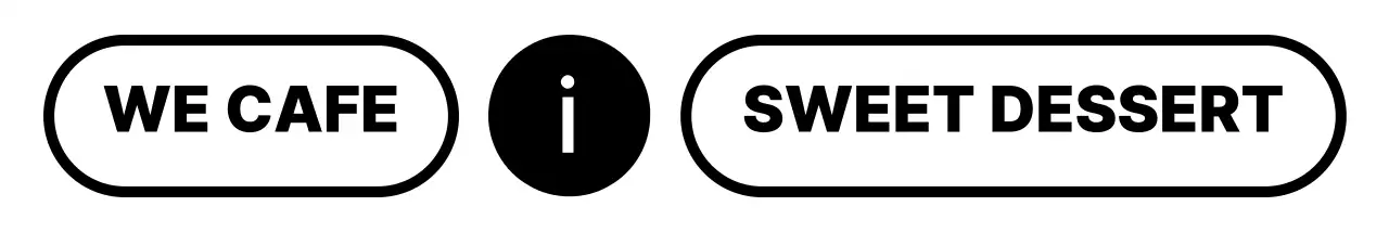 Quán cà phê phong cách văn phòng phẩm ui đơn giản màu đen