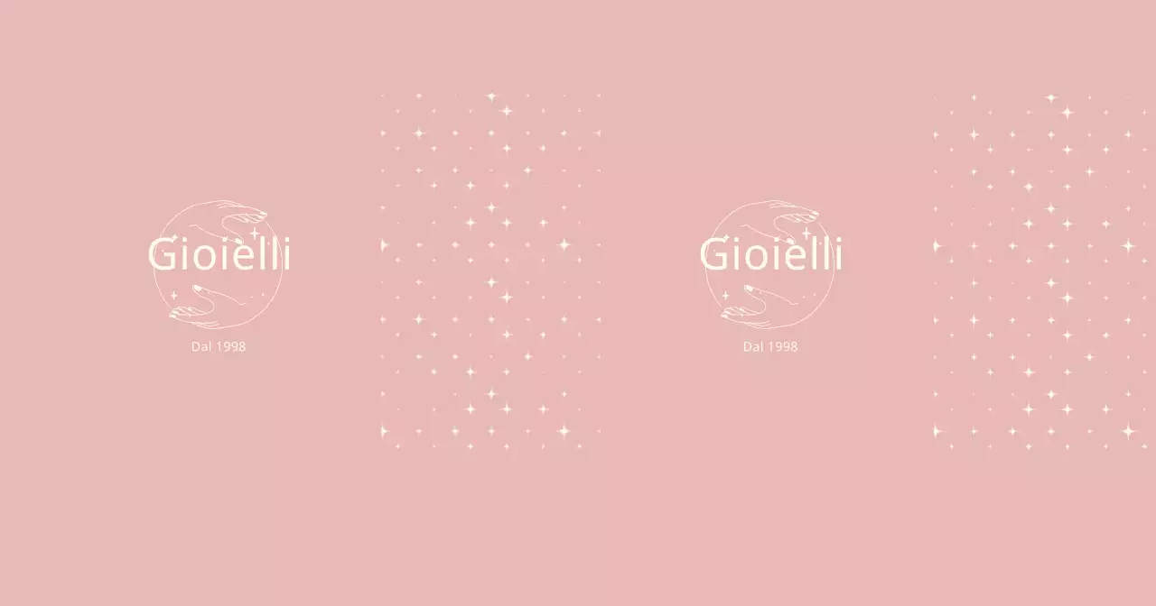 Gioielli illustrati dalle linee pulite rosa