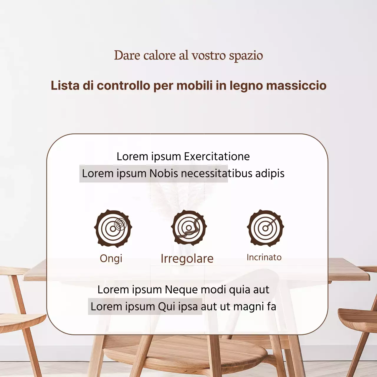 Fotografia marroneEvidenziare l'arredamento pulito Lista di controllo degli interni