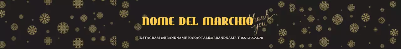 Caffè olandese con un tocco natalizio nero e oro