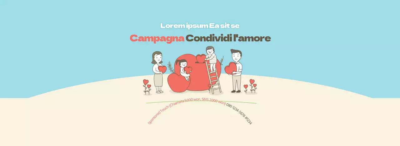 Rosso, blu e beige per il quartiere