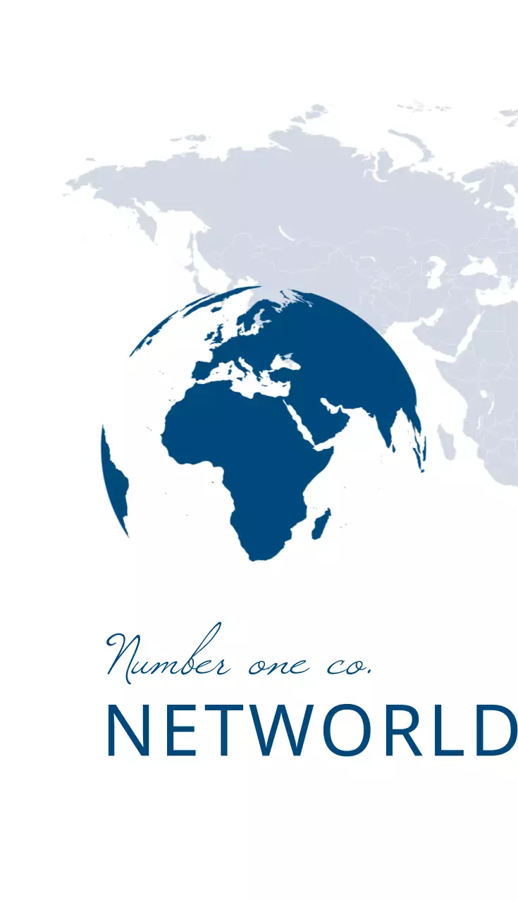 Blue Minimal Business Card