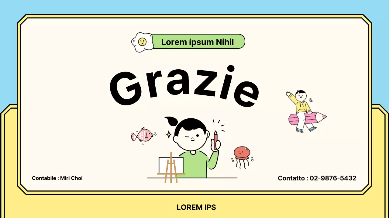 Proposta espositiva per bambini con illustrazioni colorate, semplici e simpatiche