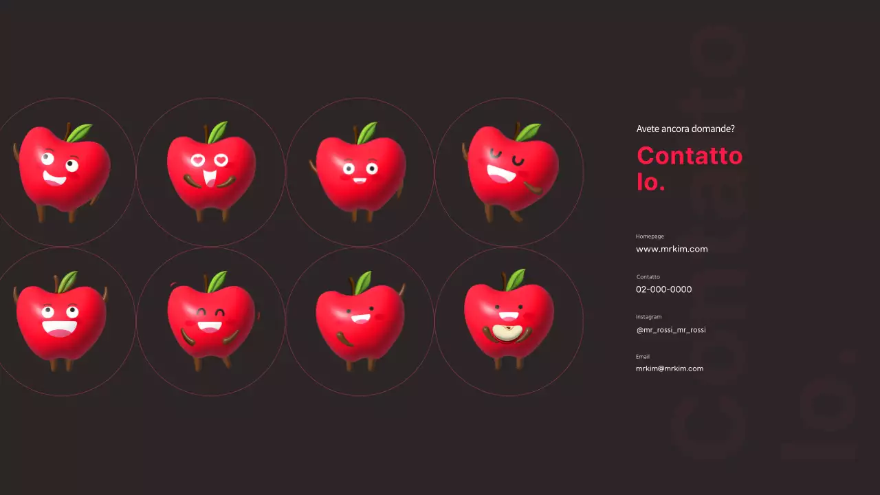 Tema strategico per il personal branding con sfondo nero e accenti rosa caldo