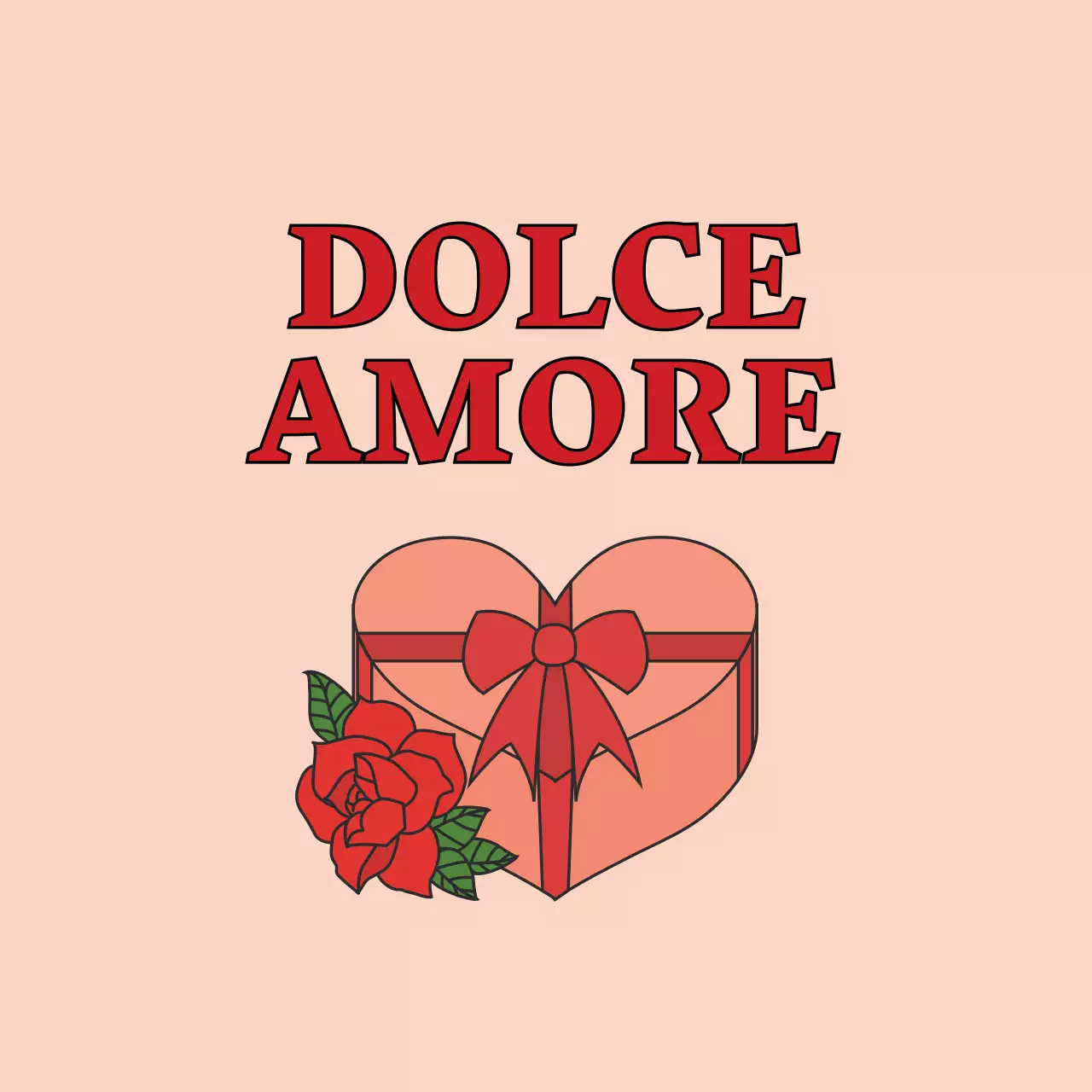 Rosa illustrazione kitsch evento bianco giorno etichetta