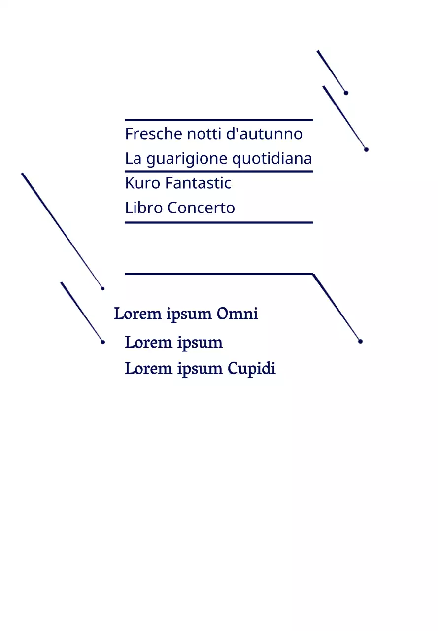Blu navy semplice stella illustrazione stile libro Concerto annuncio informazioni
