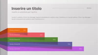 Semplice diagramma concettuale tridimensionale con aspetto piegato