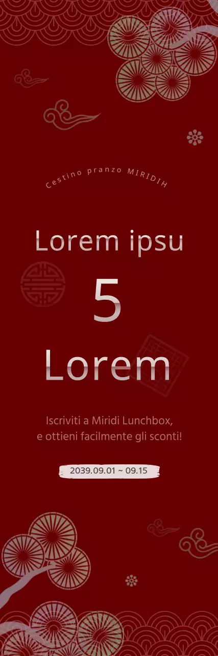 Sconto sulle tradizionali scatole bento coreane bianche e rosse