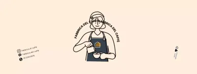 Semplice portabicchieri da caffè Baristylist in beige