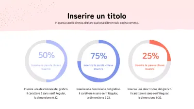 Grafico geometrico a cerchio con colori pastello