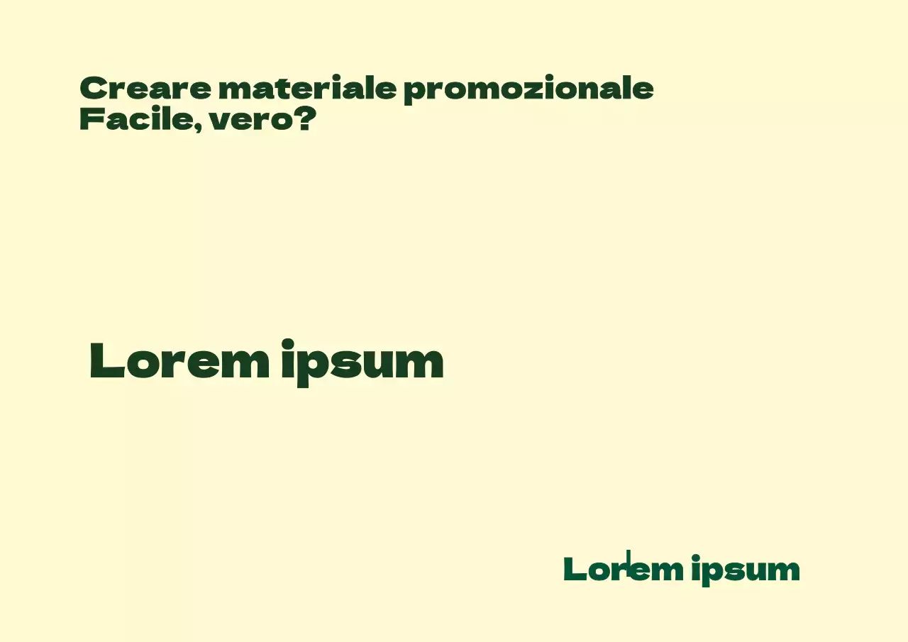 Manifesto promozionale del garage