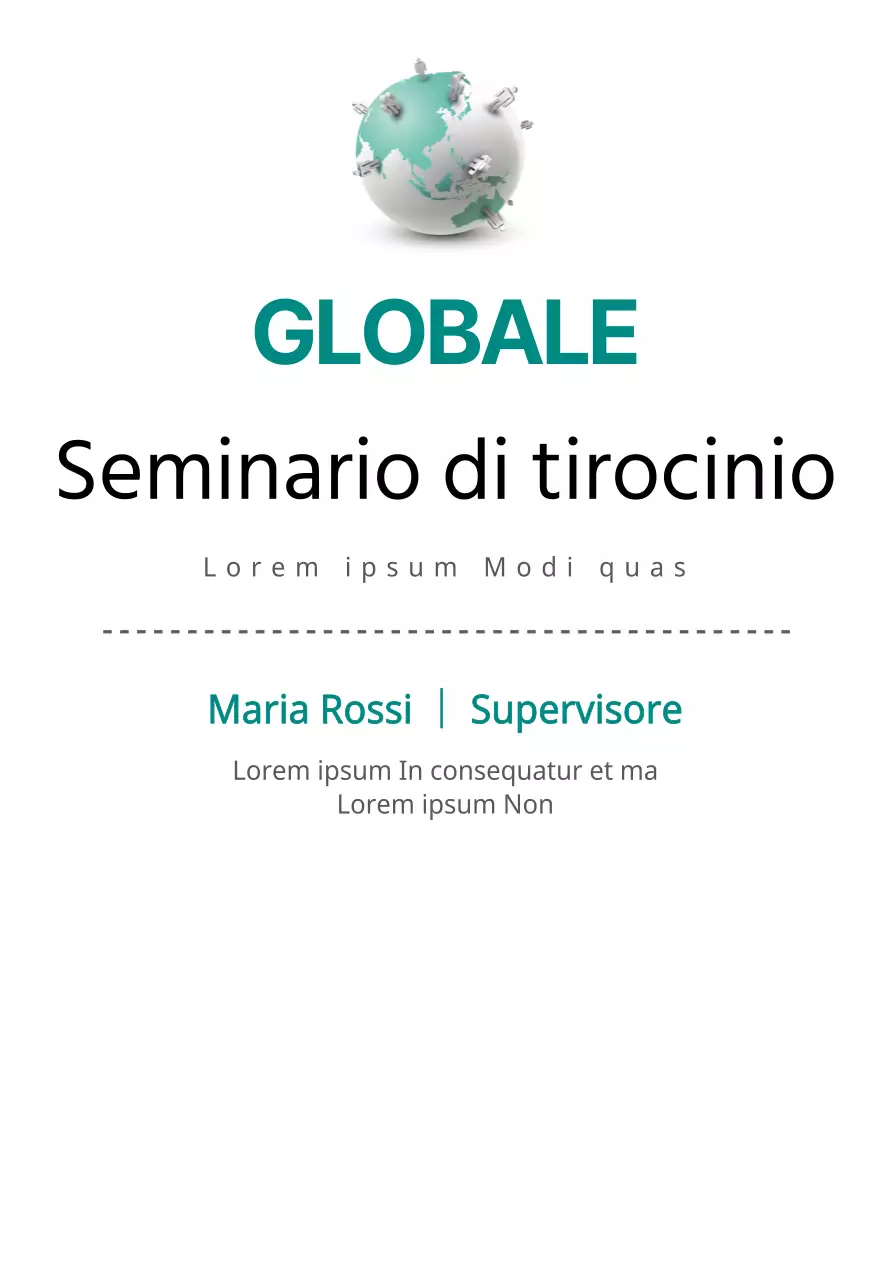 Stile pulito in menta scura e nero Informazioni sui seminari Intuition