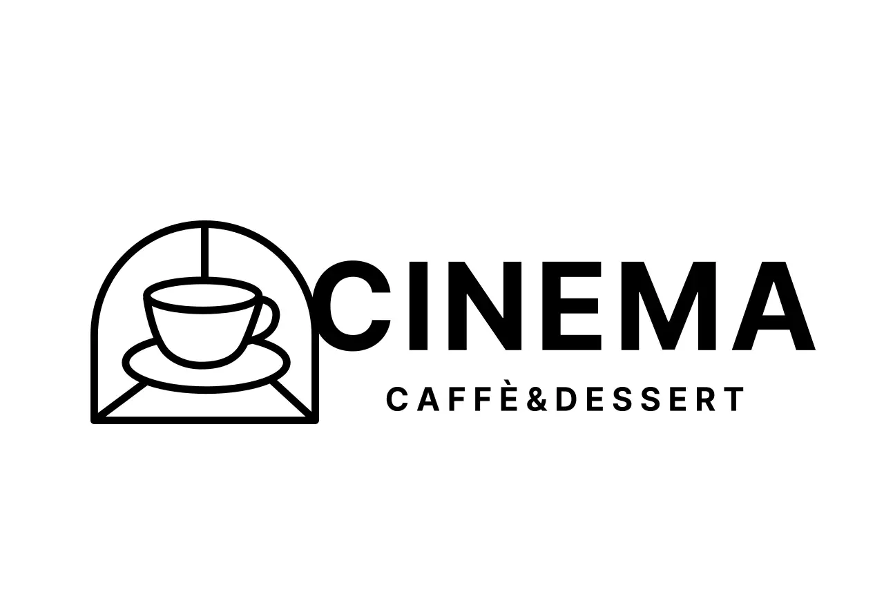 Bianco semplice segno logo caffè per caffè