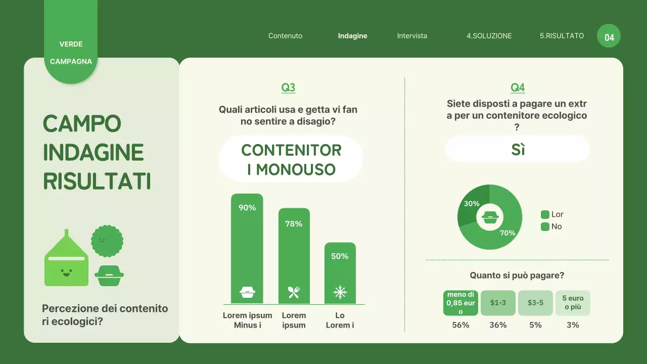 Campagna sulla plastica monouso con un simpatico tema di illustrazione ambientale verde