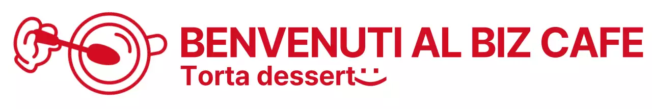 Illustrazioni semplici e simpatiche e frasi di testo in rosso si combinano per creare uno stile cafe