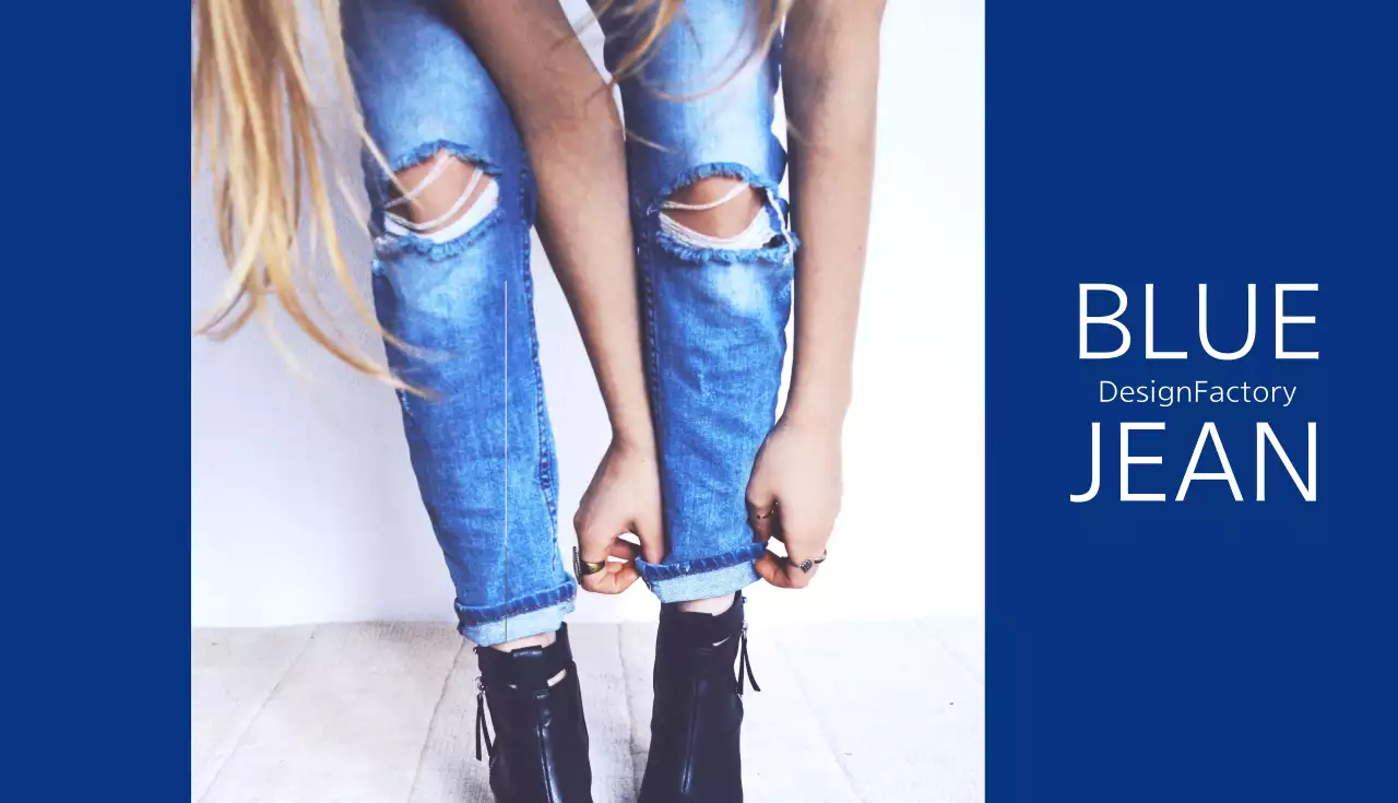 Danh thiếp thời trang màu xanh