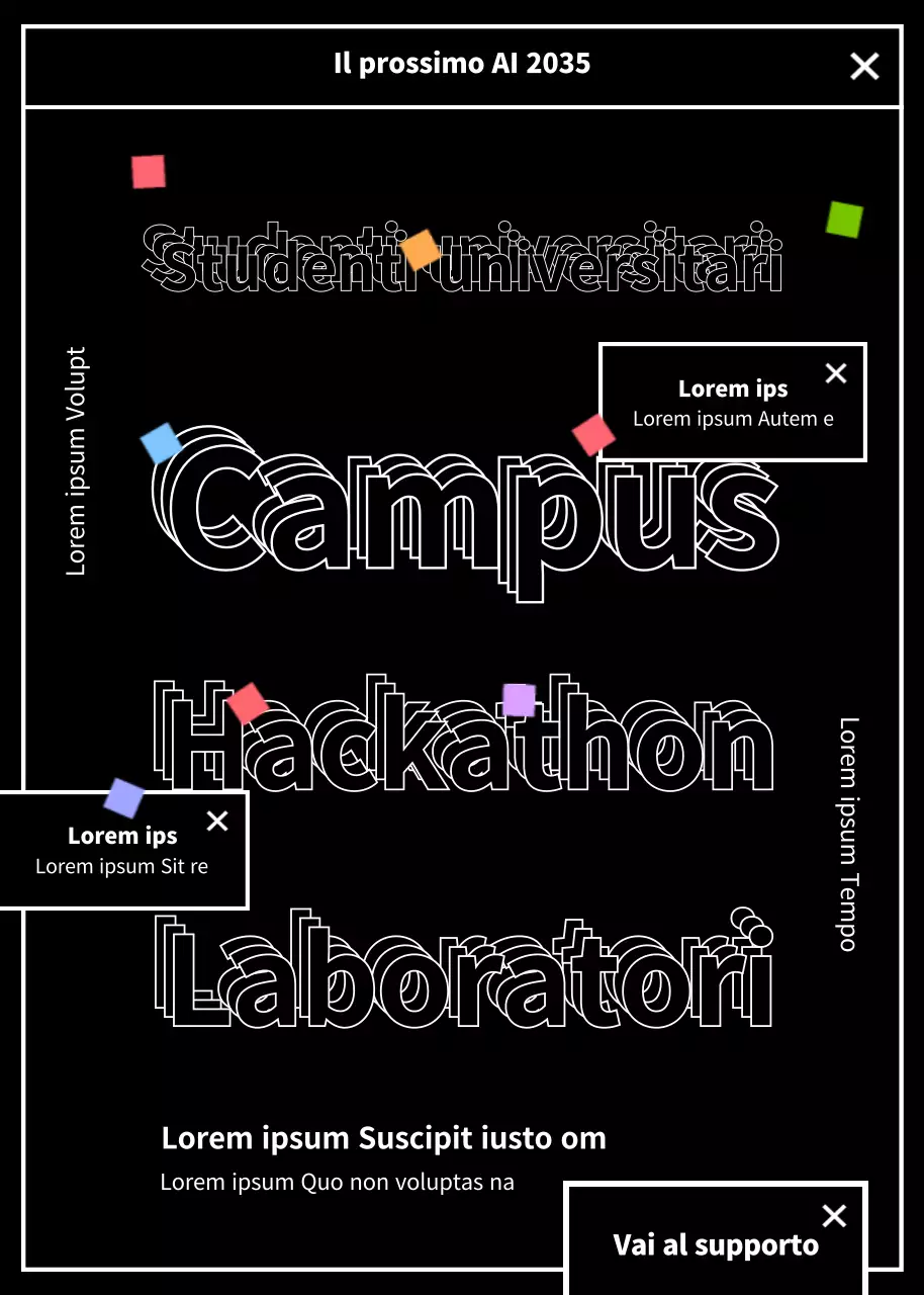 Supporto agli studenti universitari dei laboratori di sviluppo informatico sulla tipografia nera