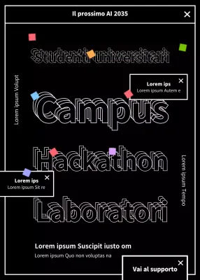 Supporto agli studenti universitari dei laboratori di sviluppo informatico sulla tipografia nera