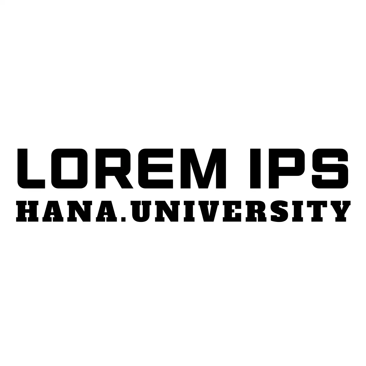 A simple, clean, eagle-symbolized amphibian logo style for university outreach and promotions.