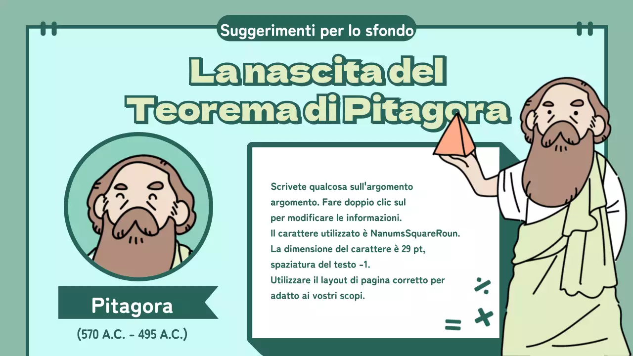 Presentazioni in classe a pastello con personaggi