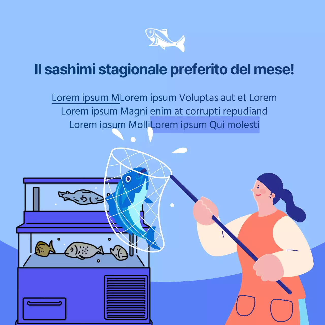 Una guida al consumo di sashimi blu e semplice di stagione