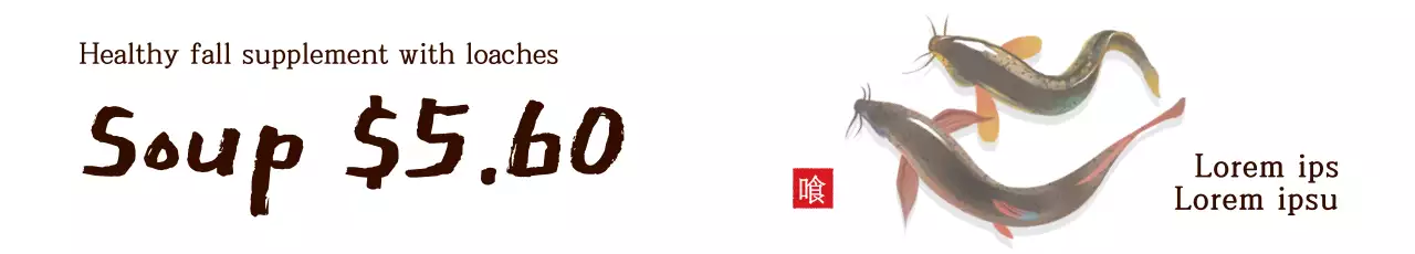 Banner Promocional de Sopa Tradicional Branca