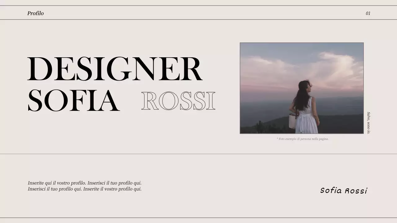 Portafoglio concettuale dalle linee pulite in bianco sporco e nero