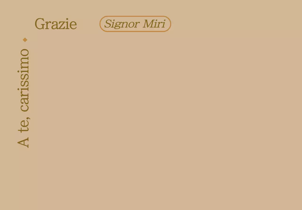 Un design semplice, beige, basato sul testo, con un concetto semplice di gratitudine.