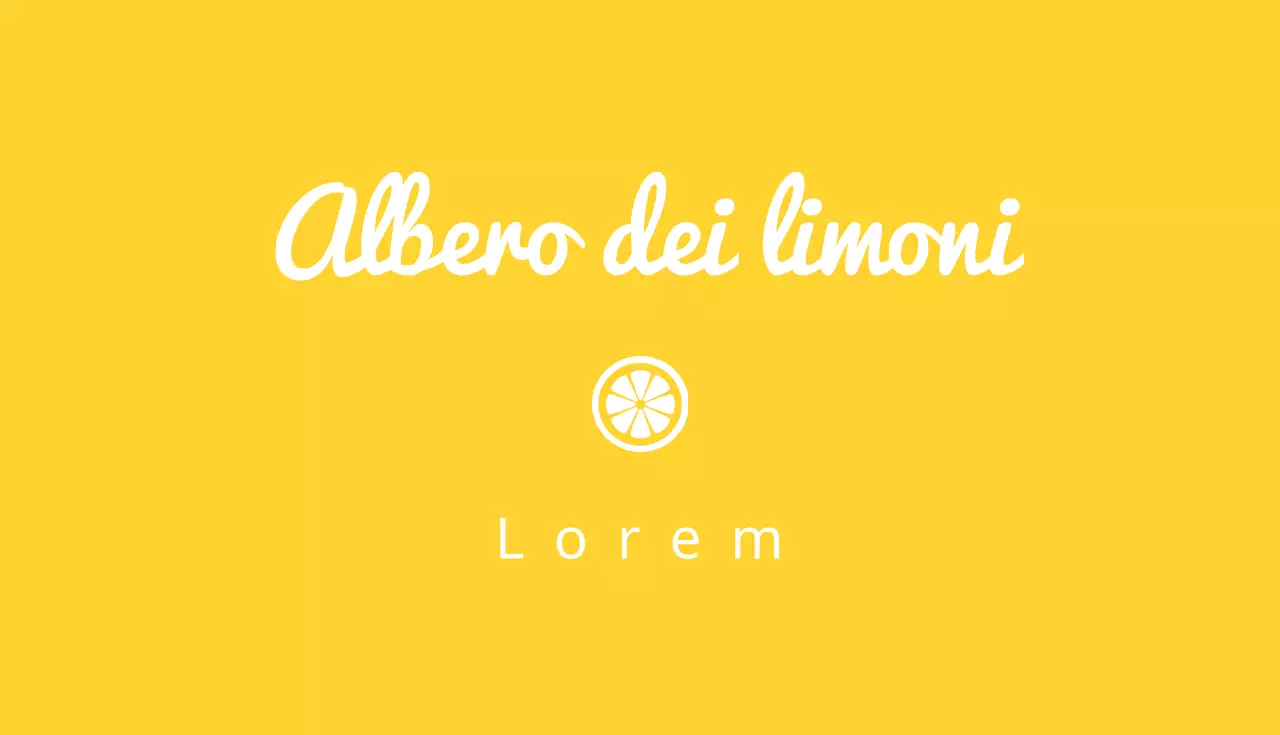 Albero dei limoni