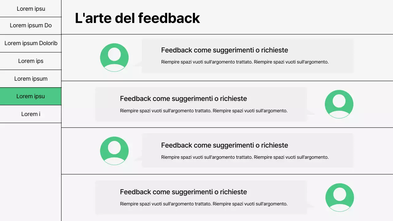 Formazione sulle competenze comunicative di base in verde e bianco