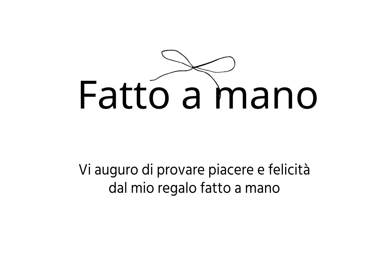 FATTO A MANO