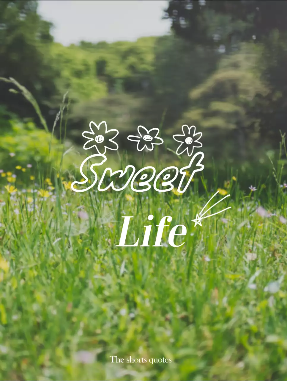 Merchandise with an emotional landscape photo in yellow and white and emotional text.