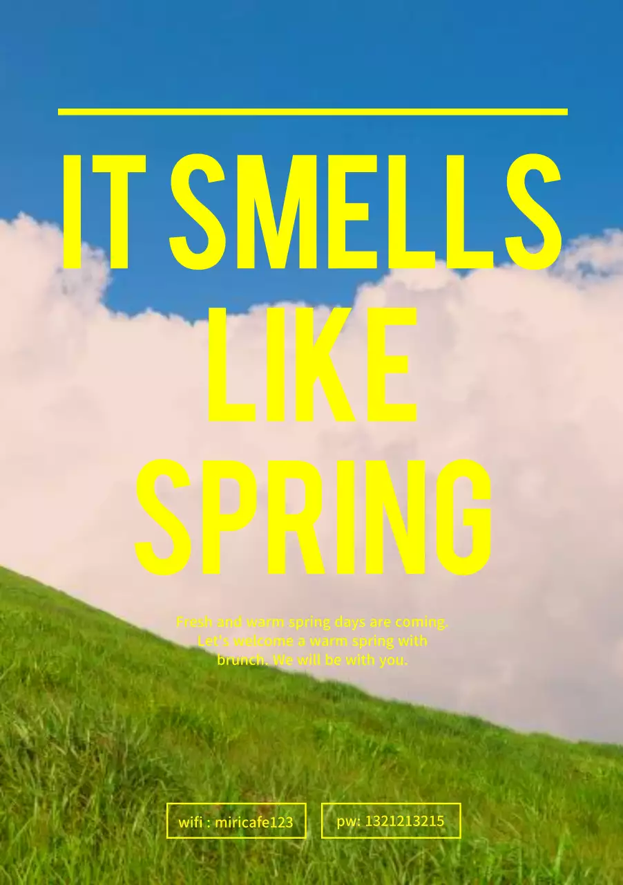 Kiểu chữ của ảnh hoa mùa xuân 