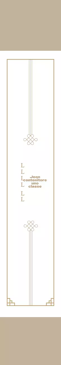 Set di prelibatezze tradizionali cinesi beige