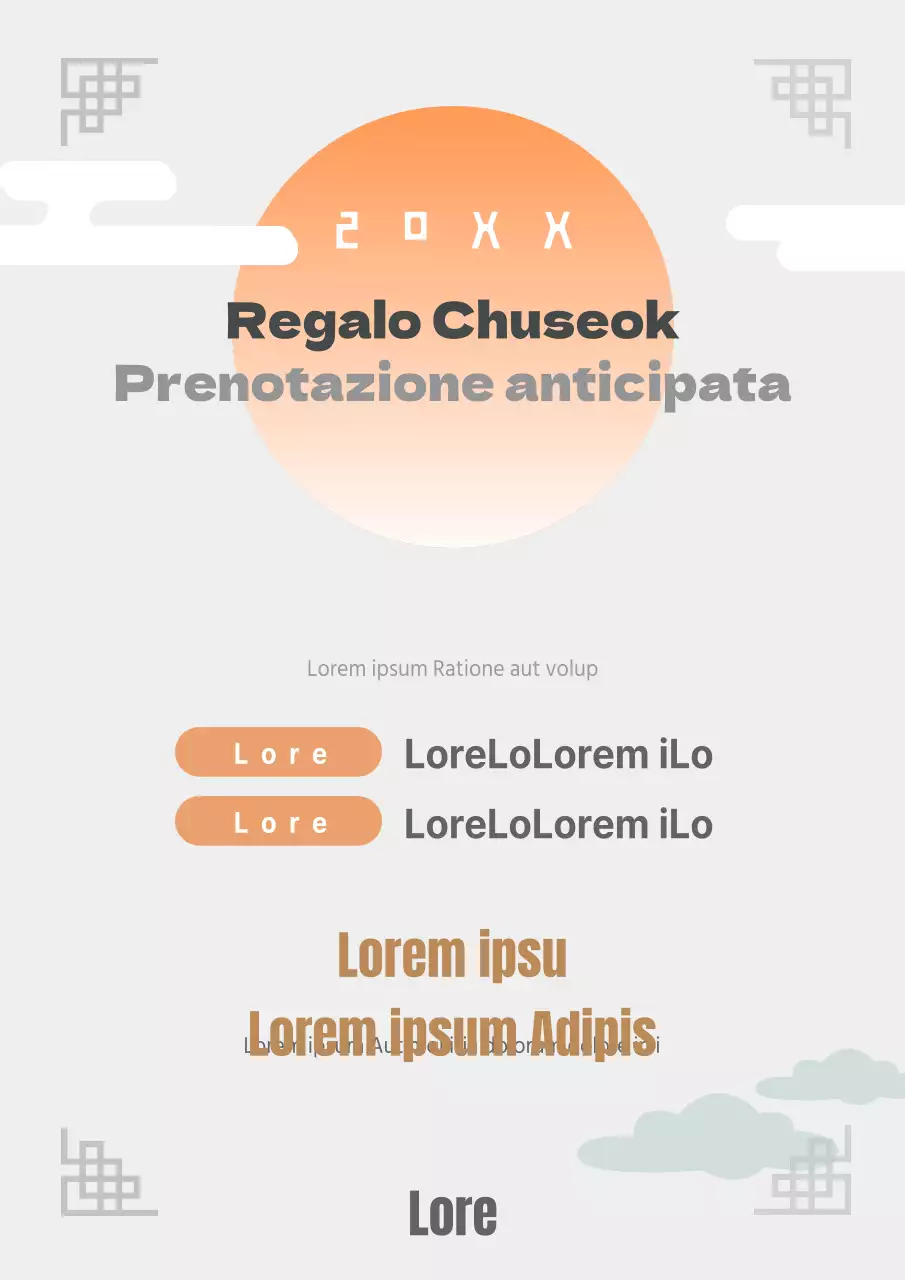 Prenotazione regali Chuseok