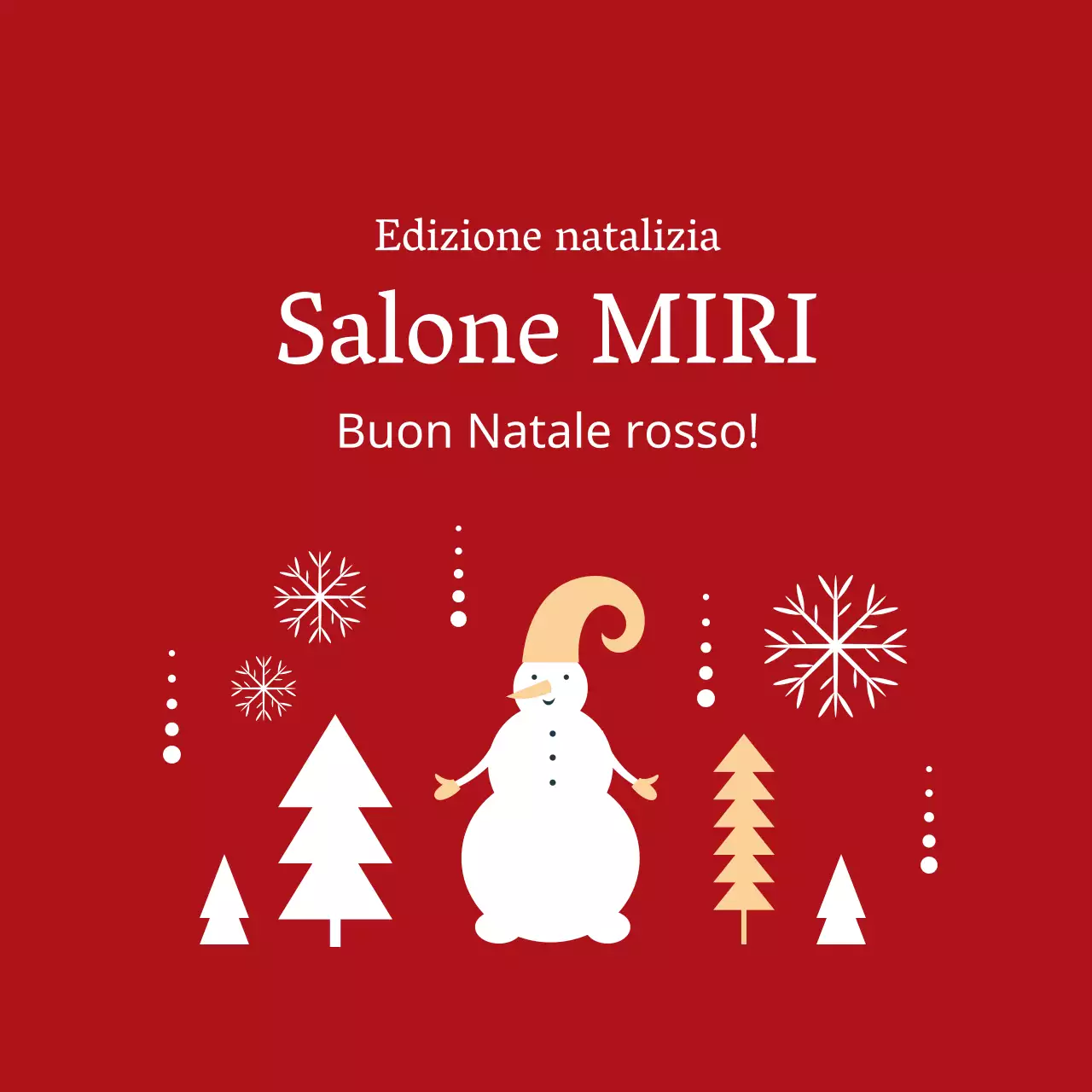 Etichette natalizie illustrate rosse