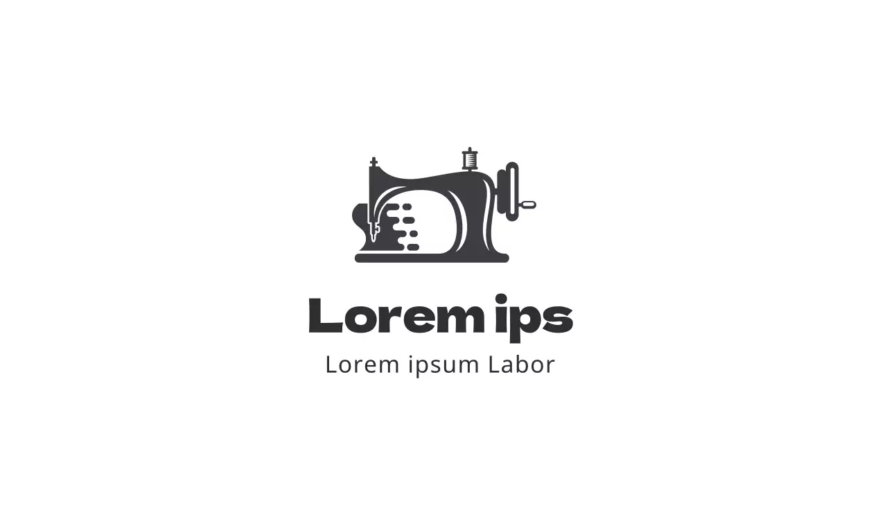 Illustrazione nera logo semplice manuale