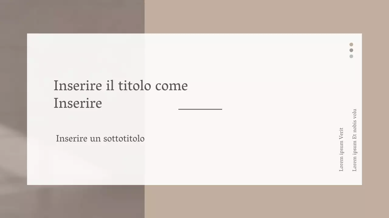 Presentazione del caffè latte