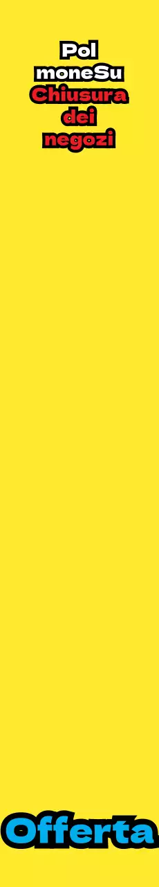 Banner di liquidazione_Sero del negozio