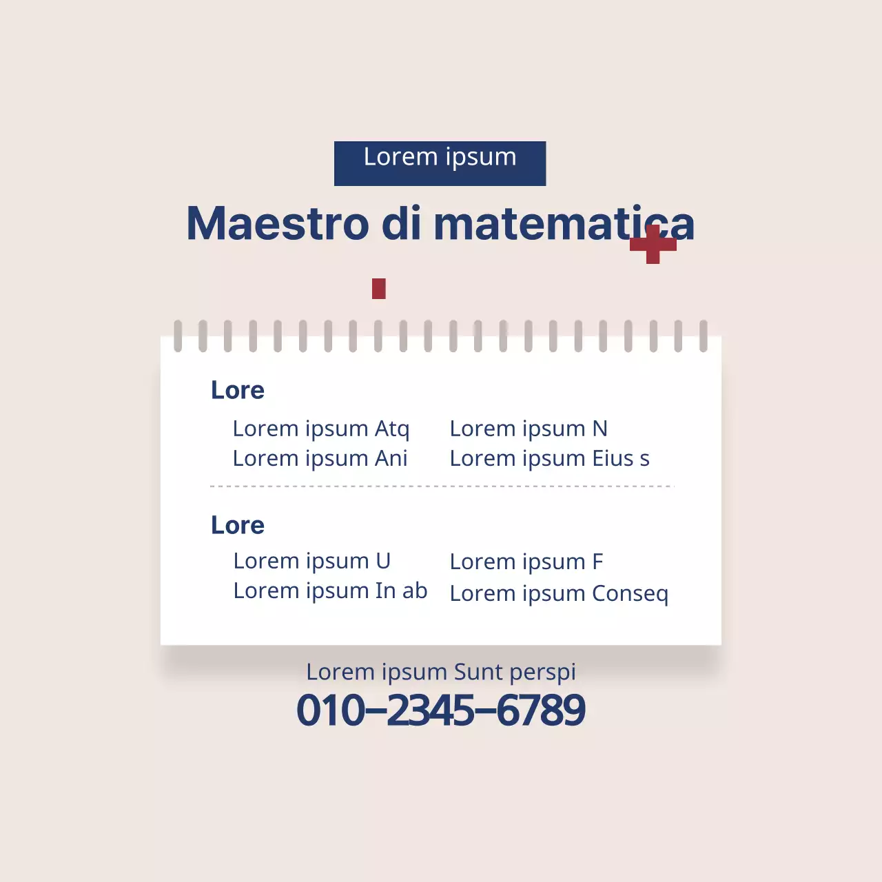 Maestro di matematica