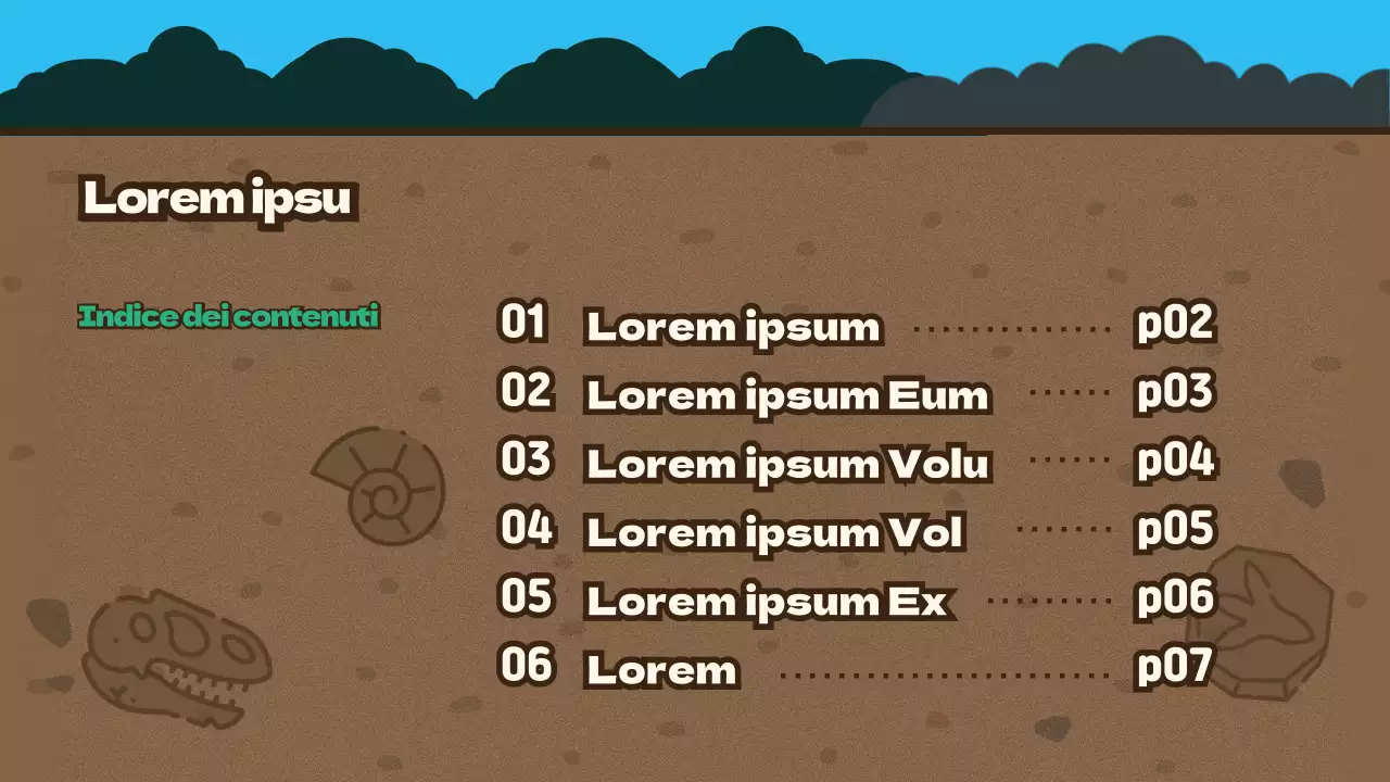 Concetto di squadra di esplorazione marrone Illustrazione di dinosauro carino Tempo di scienza