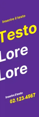 Ingresso di testo_Banner verticale